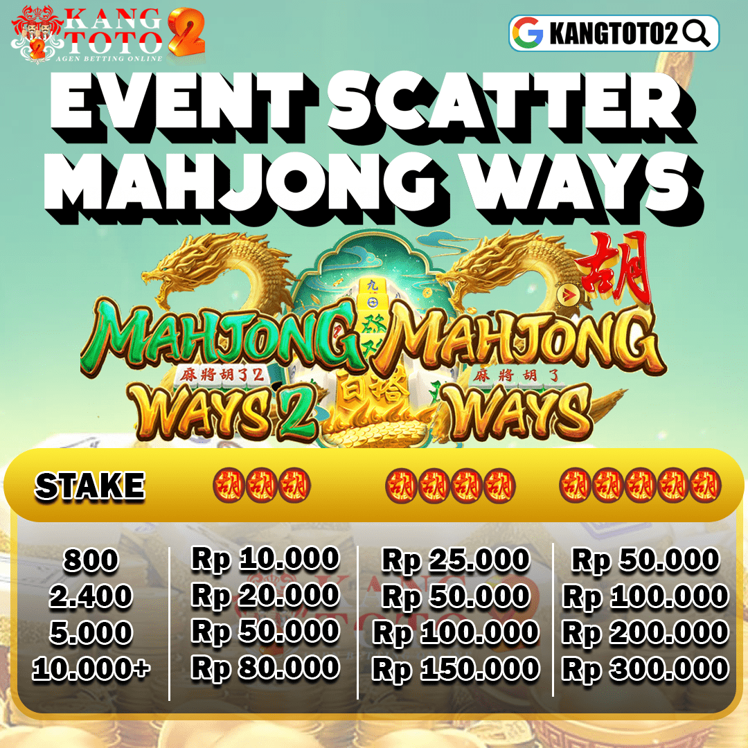 bonus SCATTER MAHJONG WAYS KANGTOTO